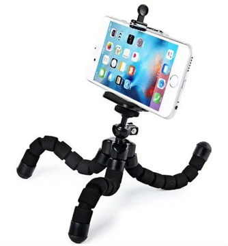 ГИБКИЙ ДЕРЖАТЕЛЬ ДЛЯ ТЕЛЕФОНА, СМАРТФОНА, СЕЛФИ-КАМЕРЫ, ШТАТИВА
