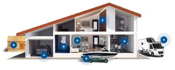 3 ПОГЛОЩИТЕЛЯ ВЛАГИ HUMISTOP с 6 ВСТАВКАМИ