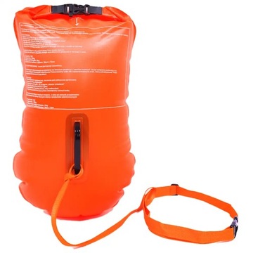Надувной буй безопасности 2в1 сухой карман для плавания 15л молти