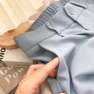 Spodnie damskie Moda Elastyczne spodnie z wysokim stanem Kobieta