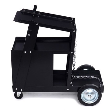 СВАРОЧНАЯ ТЕЛЕЖКА ДЛЯ СВАРОЧНЫХ МАШИН ПОЛКА С ВЫДВИЖНЫМИ ЯЩИКАМИ