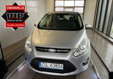 Ford C-MAX II Minivan 1.6 Duratec 125KM 2013 Ford C-MAX Swiezo sprowadzony Zarejestrowany Ubezpieczony 1.6 Benzyna
