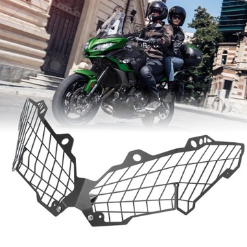 Osłona reflektora motocykla Grill Czarny reflektor Siatka osłona grilla