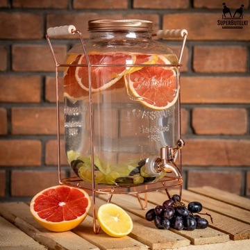 БАНКА 5л с краном для воды и напитков с подставкой