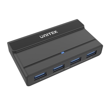 KVM-переключатель Unitek 4 активных порта USB-A 5 Гбит/с, 2 входа USB-C