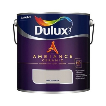 Dulux Ambience Ceramic 2,5L BEIGE GREY ceramik ceramiczna farba do wnętrz
