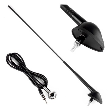 ANTENA SAMOCHODOWA BAT MASZT 40cm ANT03 AMiO