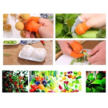 Нож, садовый силиконовый нож для большого пальца, покрытие anti-S (с латексной защитой пальцев)