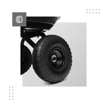 Садовая тележка Тачка Прицеп GREGMAN Cart 2.0 120л до 200кг