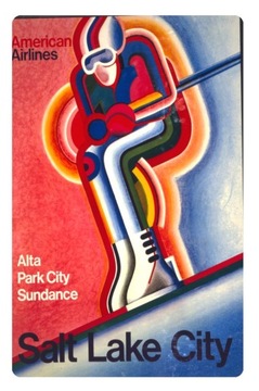 Magnes Vintage American Airlines Sundance 1969