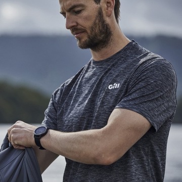 МУЖСКАЯ БЛУЗКА HOLCOMBE CREW С КОРОТКИМ РУКАВОМ, ЧЕРНАЯ, XL