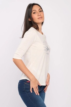 Bluza damska z nadrukiem i logo