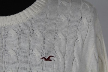 HOLLISTER MARKOWY SWETER MĘSKI WARKOCZE XL BDB