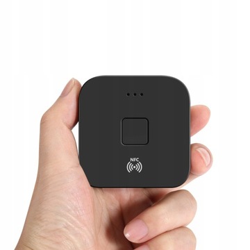 Adapter stereo Bluetooth 50 NFC z wyjsciem cinch i jack 35 mm APTX