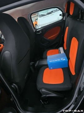 Smart Forfour II Hatchback 1.0 mhd 71KM 2015 Smart Forfour Fajny i oszczedny w bogatej wersji Benzyna 71KM, zdjęcie 18