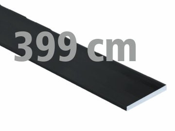 Płaskownik aluminiowy 40x3 czarny matowy 4m