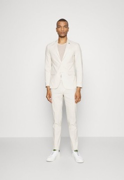 Garnitur slim fit, jasny beż Kigili 54