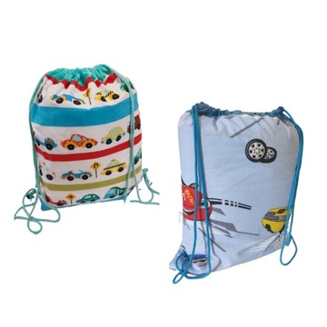 Сумка хлопчатобумажная для детского сада и школы 35х40 - Сумка-Рюкзак Именной тег