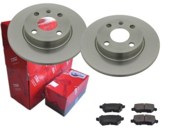 TARCZE KLOCKI TRW TYŁ OPEL CORSA C 240MM