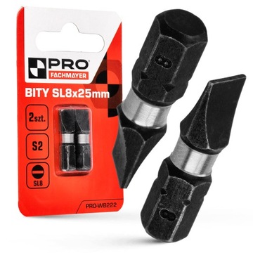 KOŃCÓWKI UDAROWE BIT UDAROWY BITY DO WKRĘTARKI MOCNE SL8 25 MM