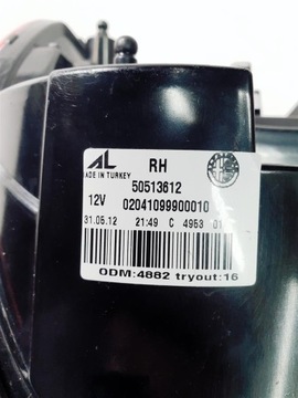ALFA ROMEO GIULIETTA PRAVÁ SVĚTLO ZADNÍ LED ORIG EU !