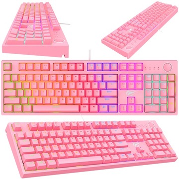 MECHANICZNA KLAWIATURA GAMINGOWA HAVIT KB871L RGB PRZEWODOWA