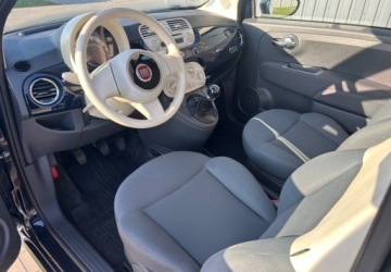 Fiat 500 II Hatchback 3d 1.2 69KM 2010 Fiat 500 1,2 Biale Wnetrze, Klimatyzacja,Bardzo Zadbany, Bezwypadkowy,Opla, zdjęcie 1