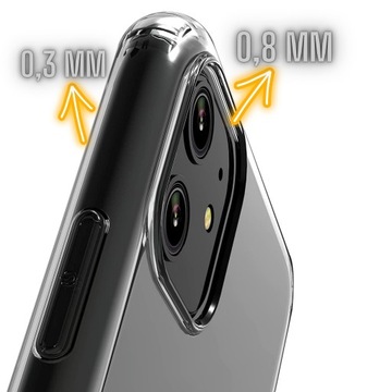 Прозрачный чехол для iPhone 11 + 2x СТЕКЛА