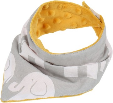 BABYMAM SOFT BIB, МИНКИ-ШАРФ НА ЛИПУЧКЕ 2-в-1