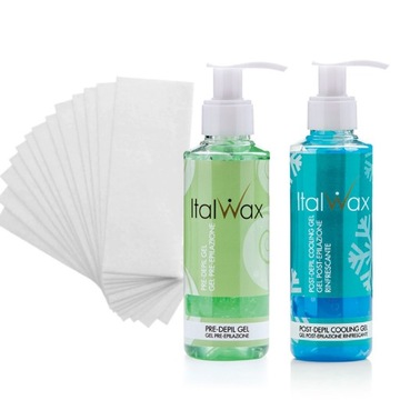 Набор из 3х ВОСКОВ ДЛЯ ДЕПИЛЯЦИИ ITALWAX В РОЛИКЕ + нагреватель, полоски и препараты.