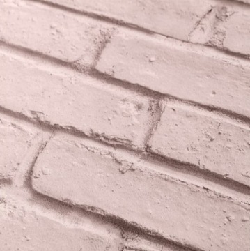 Пастельные, Розовые ОБОИ - под кирпич, 3D стена - AS Cre..