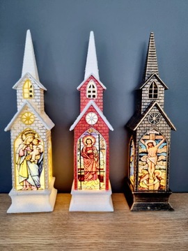 Рождественская церковь ВИТРАЖ СОБОР 21см