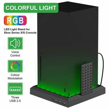 ВЕРТИКАЛЬНАЯ ПОДСТАВКА RGB XBOX SERIES X/S