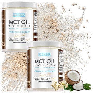 MCT OIL Порошок Beketo Кокос Белый шоколад Пищевые добавки 2 шт.