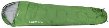 НЕПАЛЬСКИЙ СПАЛЬНЫЙ МЕШОК ТЕМНО-ЗЕЛЕНЫЙ 210x80x50CM ENERO CAMP