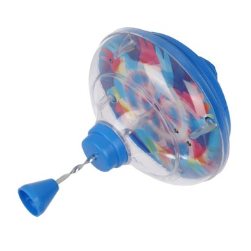 Ветер Вверх Волчок Радуги Цвета Вращающиеся Огни Игра