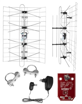 NAJMOCNIEJSZA ANTENA SIATKOWA DVB-T2 Z DIPOLEM