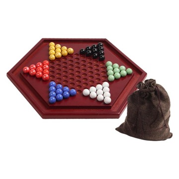 Многопользовательская игра ручной работы «Китайские шашки» для однотонных шариков для детей старше 6 лет