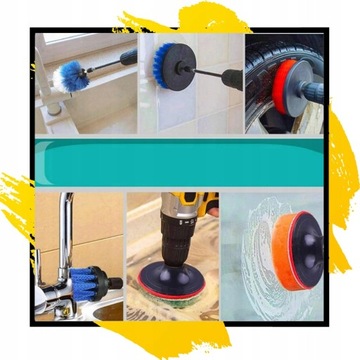 НАБОР ЩЕТКОВ ДЛЯ ОЧИСТКИ ДРЕЛИ И ОТВЕРТКИ С НЕЙЛОНОВЫМИ НАКЛАДКАМИ