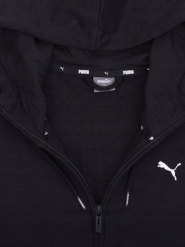 Puma bluza damska z kapturem sportowa rozpinana czarna - XL