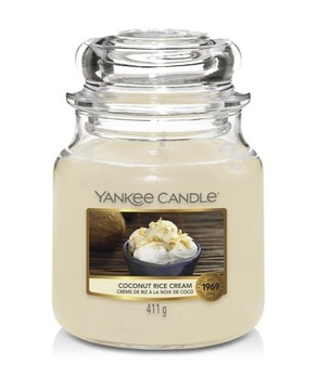 Yankee Candle Świeca Średnia Coconut Rice Cream