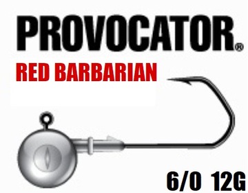 PROVOCATOR RED BARBARIAN hak 6/0 waga 12g op 3 szt