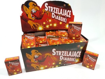 Strzelające DIABEŁKI, DUSZKI Duże,Kulki,Trzask,Huk