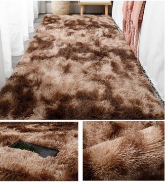 КОВЕР SHAGGY BROWN HAIR RABBIT 120x170 см SOFT PLUSH XXL