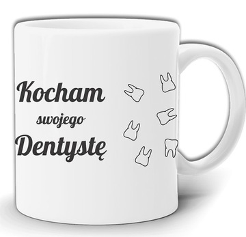 PREZENT DLA DENTYSTY ZĘBY KUBEK + PUDEŁKO WZÓR GW4
