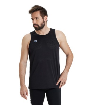 Koszulka Arena ARENA ICONS TANK TOP MESH BLACK-BLACK L