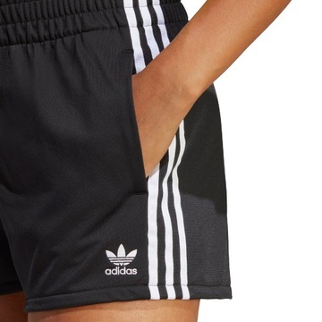 Krótkie Spodenki damskie Adidas 3str Short czarne IB7426