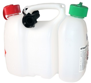 KANISTER NA BENZYNĘ OLEJ DWUKOMOROWY 3 + 1 L