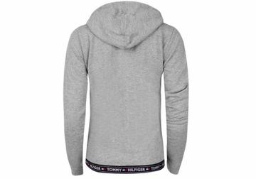 TOMMY HILFIGER DAMSKA BLUZA Z KAPTUREM HOODY HWK GREY r.XS