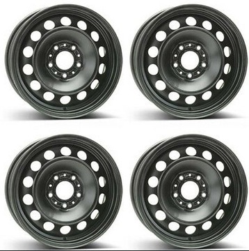 4× DISK OCELOVÝ ALCAR STAHLRAD 7.0" X 16" 5X120 ET 31